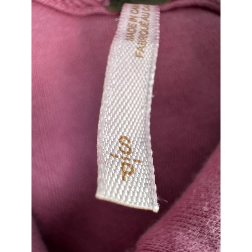 Free People Jacket Womens Small Pink Fleece Button Shacket Pockets Collared - Picture 3 of 8